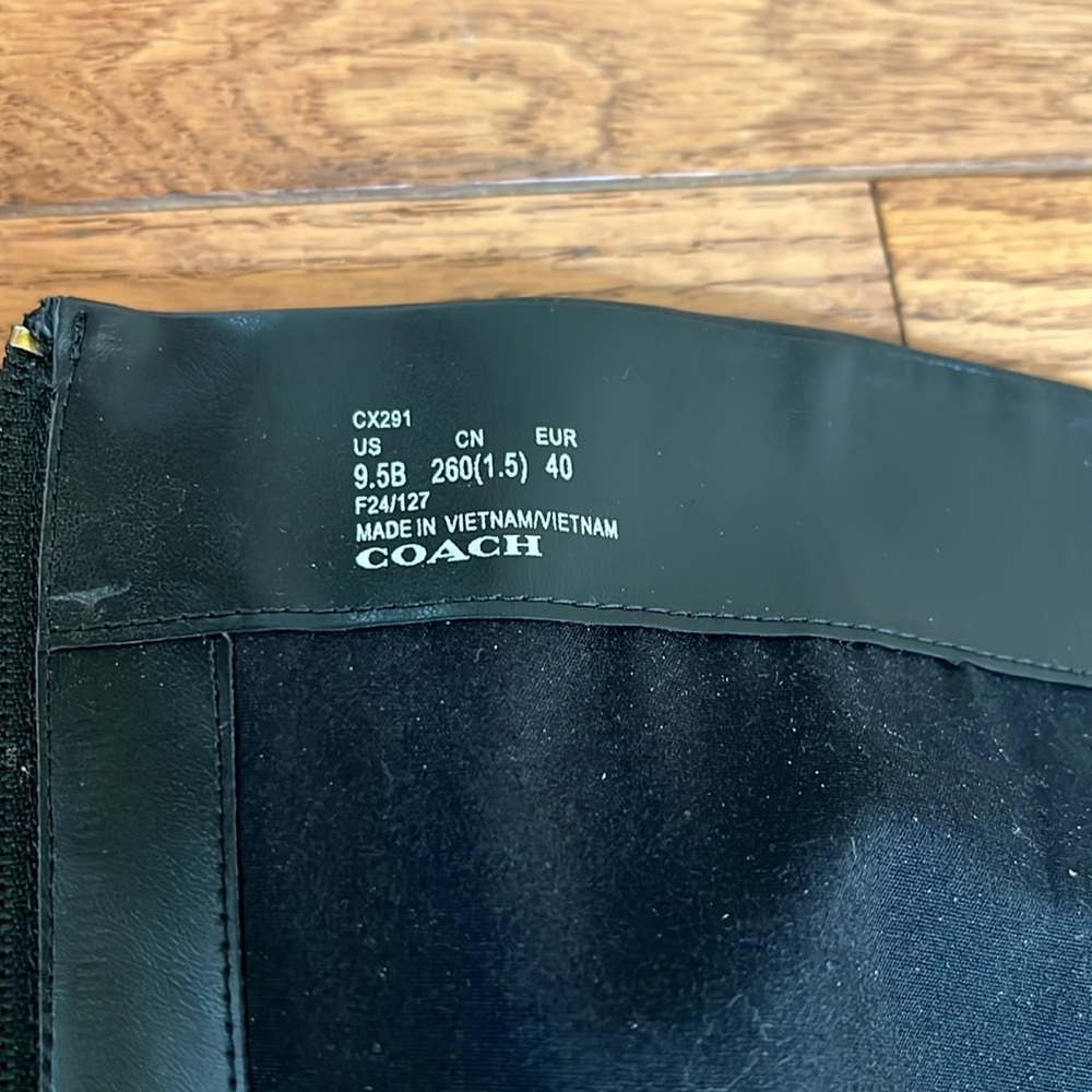 COACH Women's Raquel Sue Il Calf Boots - Picture 7 of 14